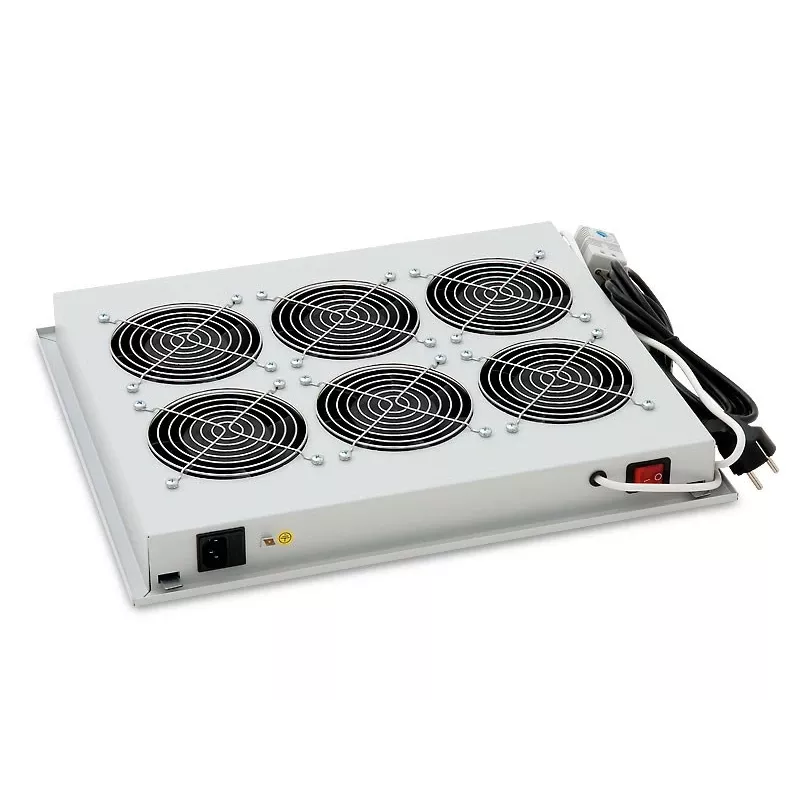 Brīvi stāvoša skapja ventilatora bloks Triton RAC-CH-X05-X3 6 ventilatori Pelēks