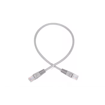 Tīkla kabelis Extralink LAN Patchcord Kat.5e RJ-45 U/UTP 0.5m Pelēks