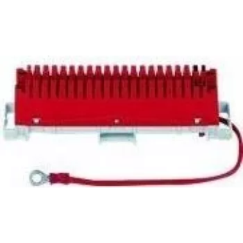 Zemējuma sloksne Corning DE620045794 LSA‑Plus 38 polu sarkana