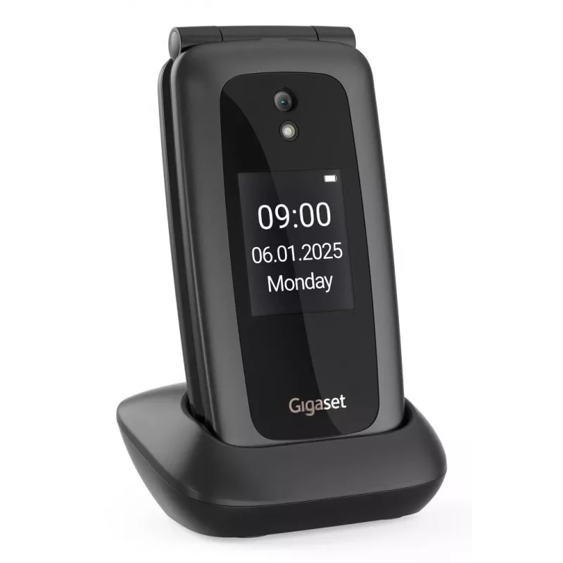 Gigaset GL795 7.11 cm (2.8 inch) 142 g 48MB Melns Senior telefons
