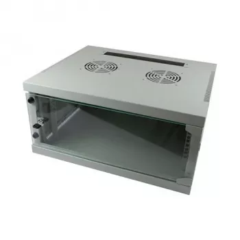 Rack cabinet ALLNET ALL-SMQ5409GRAU 9U freestanding rack, 50 kg capacity, key lock, pelēka
