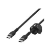 Belkin BOOSTCHARGE PRO Flex USB kabelis 1 m USB 2.0 USB C melns (CAB011BT1MBK)