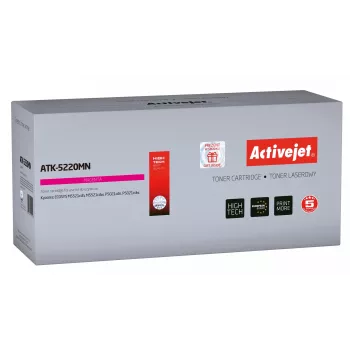 Activejet ATK-5220MN toneris (aizstājējs Kyocera TK-5220M; Supreme; 1200 lpp.; fuksīna)