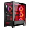 MODECOM korpuss VOLCANO EXPANSE T APEX ARGB MIDI Melns