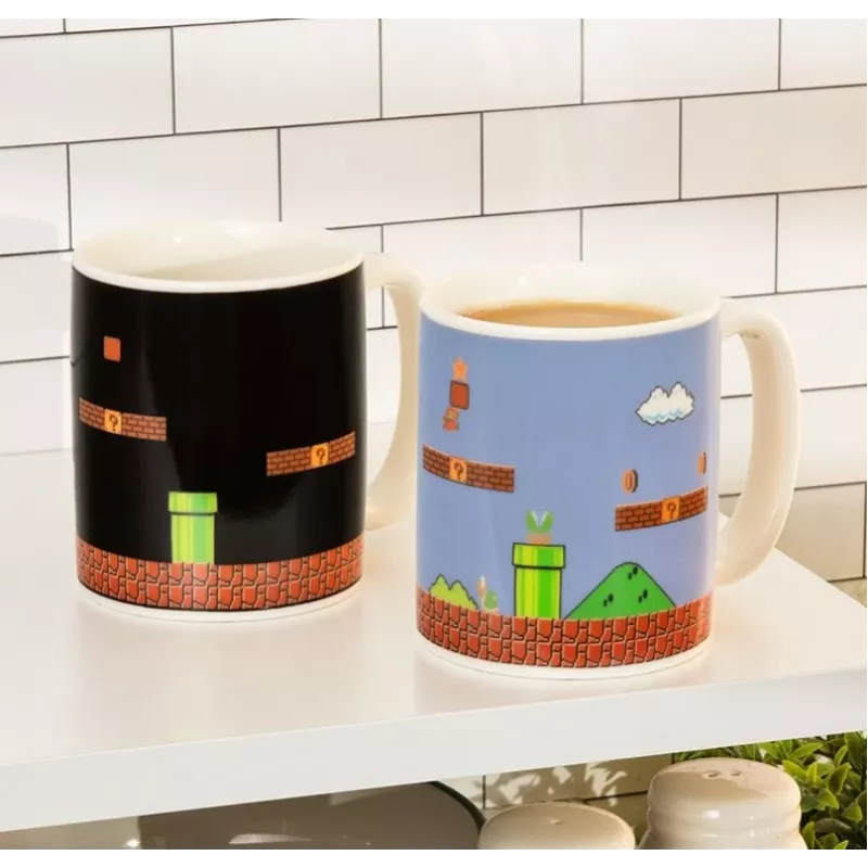 Paladone Super Mario Bros siltuma maiņas krūze