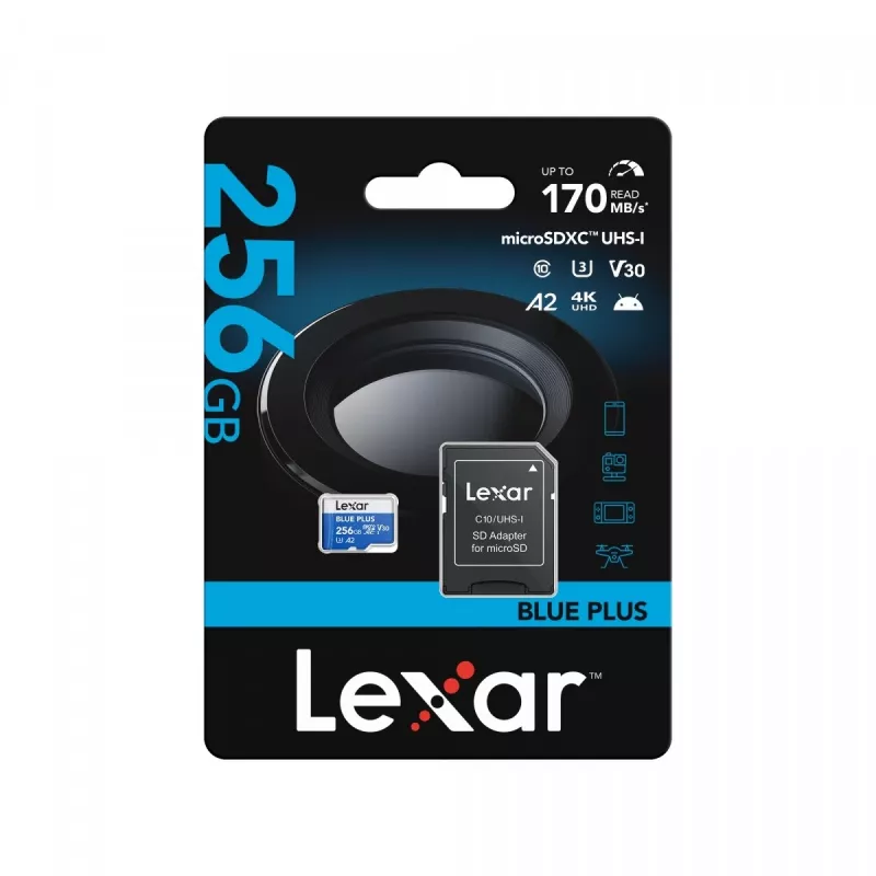Atmiņas karte Micro SDXC 256 GB UHS-I W A Lexar LMSBLPL256G BNANG
