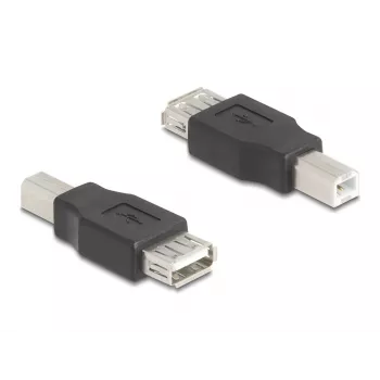 Savienotāju adapteris DeLOCK 67199 USB Type-B uz Type-A melns