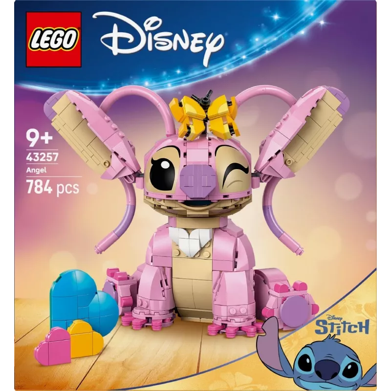 LEGO Disney kolekcionējama mini būvfigūra Andzia Angel 43257 — 784 gab., 250 mm augstums, vecumam 9+