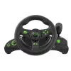 Esperanza EGW102 Gaming Controller stūres rats PC, PlayStation 3 Digital USB melns, zaļš