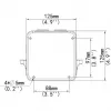 Wallmount ALLNET ALL-CAM2495-LVEFN ar sadales kārbu — āra kameras sienas stiprinājums ALL-CAM2495-LVEFN