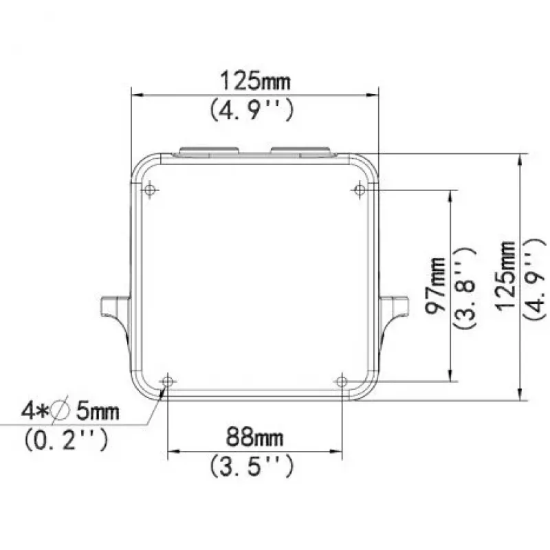 Wallmount ALLNET ALL-CAM2495-LVEFN ar sadales kārbu — āra kameras sienas stiprinājums ALL-CAM2495-LVEFN