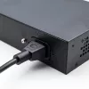 Ethernet PoE komutators QOLTEC 52296 — 4x RJ45 PoE porti, 1x RJ45 uplinks