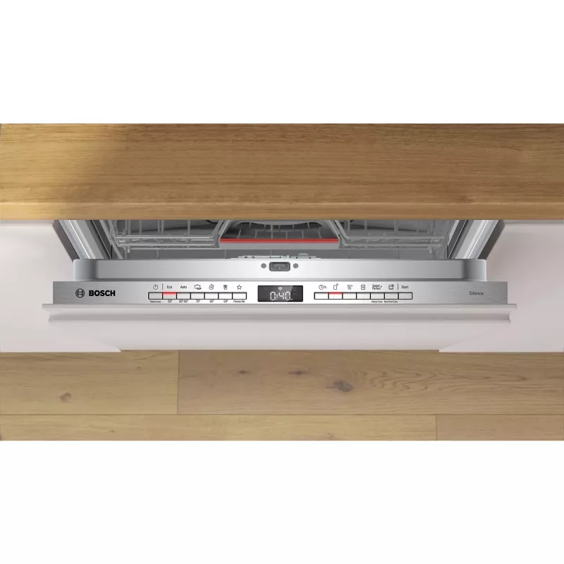Bosch Sērija 4 SMV4HVX00E trauku mazgājamā mašīna Pilnībā iebūvējama 14 galda klājumu komplekti