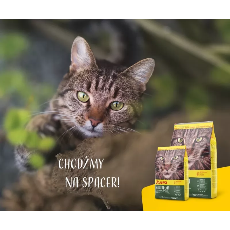 Sausā kaķu barība JOSERA NatureCat Adult Poultry & Salmon 2 kg, bez graudiem, 33% olbaltumvielu, 20% tauku