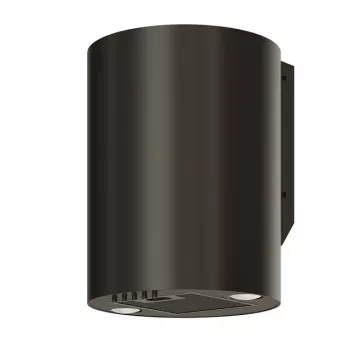 Tvaika nosūcējs MAAN Elba Mini WPB 431, melns tērauds, 120–300 m³/h, trokšņa līmenis 55–61 dB, augstums 400 mm, elektroniska vadība ar displeju un tālvadības pulti