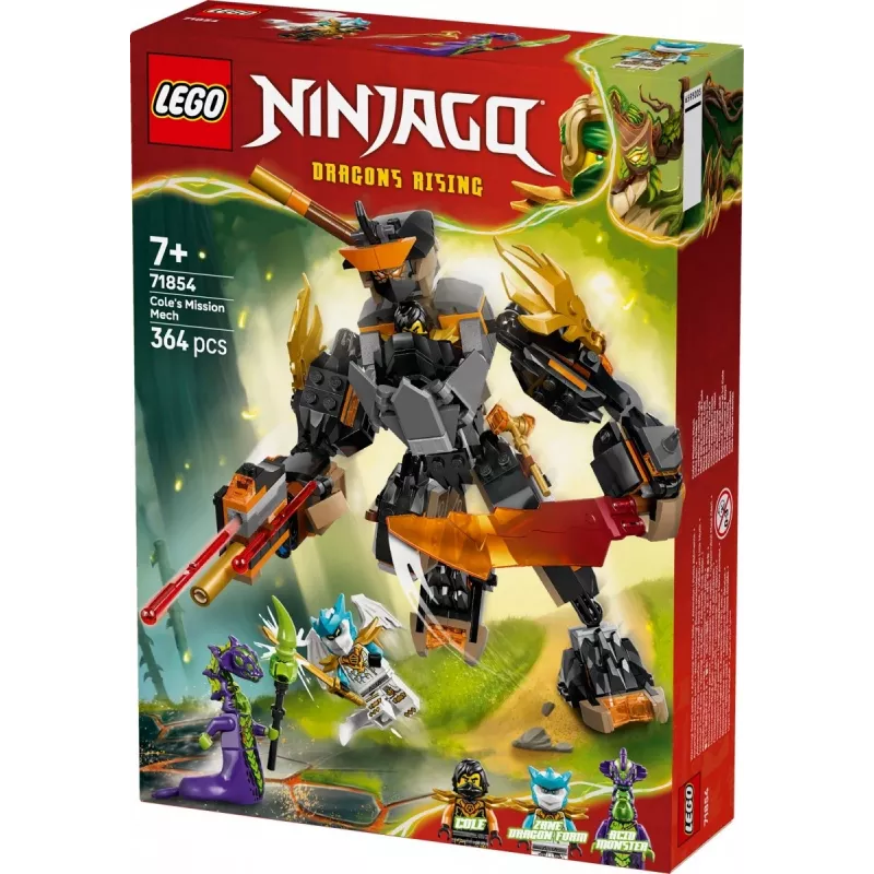 LEGO NINJAGO 71854 Kola misijas mehs un pūķis Zane
