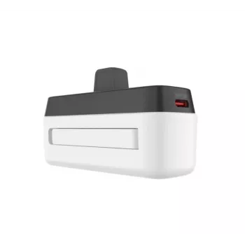 Pārnēsājams ārējais akumulators FIXED FIXZEN-5PL-WH, 5000 mAh, USB-C izeja 5V/3A, 9V/2,22A, 12V/1,67A, balts