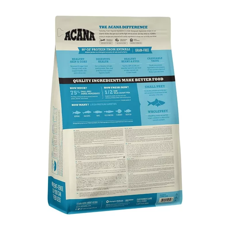 ACANA Pacifica - sausā kaķu barība - 1,8kg