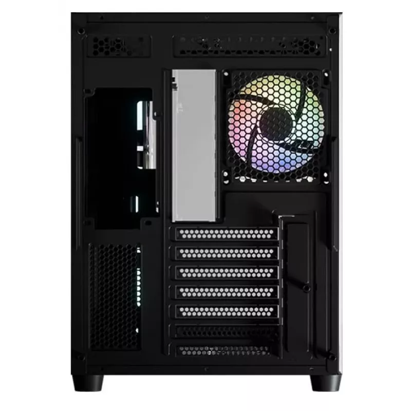Datora korpuss LC-Power LC-8001B-ON Midi Tower, melns