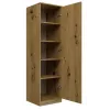 Topeshop SD-50 ARTISAN KPL bedroom wardrobe/closet 5 shelves 1 durvis(s) ozols