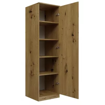 Topeshop SD-50 ARTISAN KPL bedroom wardrobe/closet 5 shelves 1 durvis(s) ozols