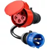 go-e Adapter Gemini flex 11 kW on CEE zilais 16 A Kabelis 0,3 m