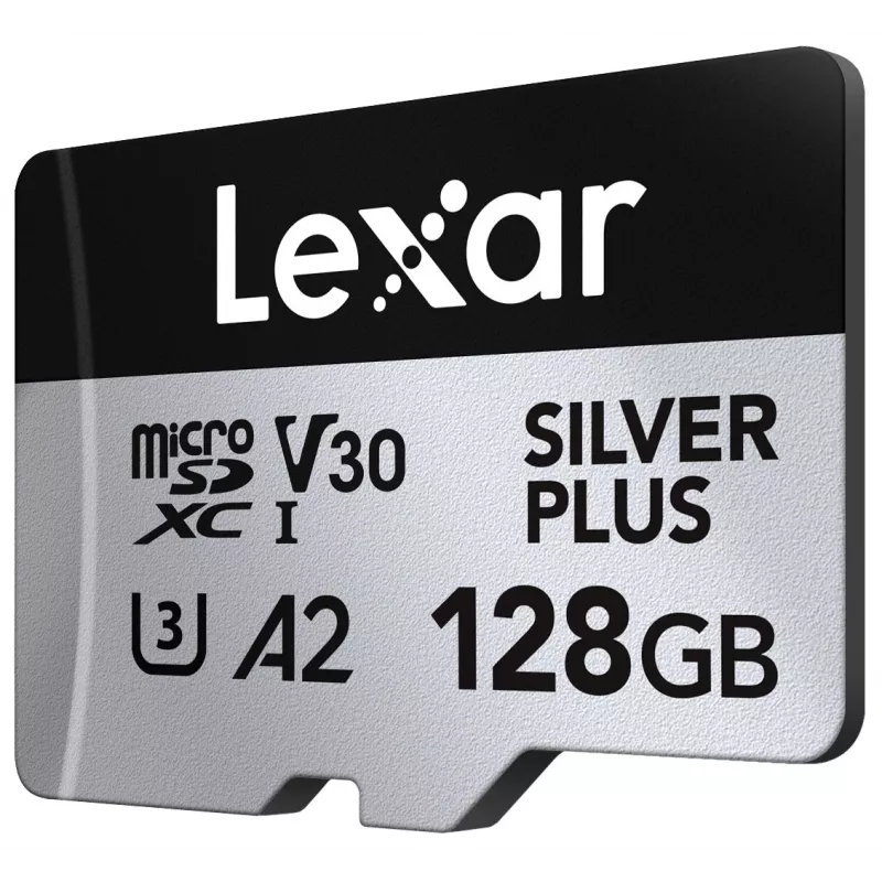 Flash atmiņa Lexar 128GB UHS-I MicroSDXC Professional SILVER PLUS