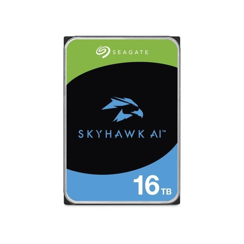 Seagate SkyHawk AI iekšējais cietais disks 16 TB 7200 RPM 512 MB 3.5 collu Serial ATA III