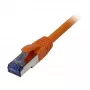 komutācijas kabelis RJ45 - CAT6A 500Mhz - 1.5m - oranžs - S-STP(S/FTP) - komponentu pārbaudīts (GHMT sertificēts) -