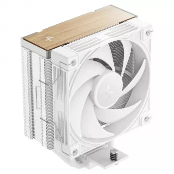 Dzesētājs DeepCool AK400 G2 WH, 120 mm ventilators, maksimālais gaisa spiediens 3.33 mmH2O, 92×132×156 mm, balts