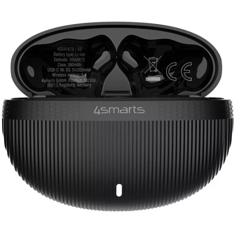 Austiņas 4smarts SkyBuds Pro ANC True Wireless Stereo Bluetooth Melnas