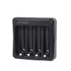 Bateriju lādētājs Gembird BC-USB-03 USB saderīgs AA AAA melns