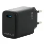 Mobilis - Strāvas adapteris - ātrs - 20 W - PD/PPS (24 kontaktu USB-C) - Melns - Eiropa (001361)