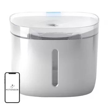 Automātiska mājdzīvnieku dzirdinātava Petoneer Fresco Mini Plus — 1,9 L, ABS, Tuya-saderīga, 5V DC