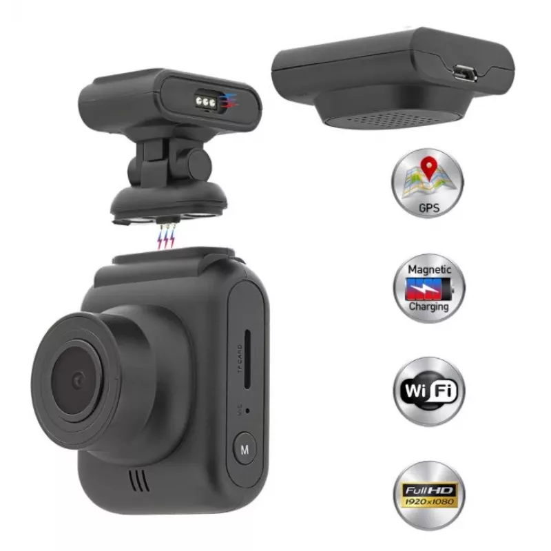 Auto videoreģistrators Tellur Dash Patrol DC2 FullHD 1080P GPS melns