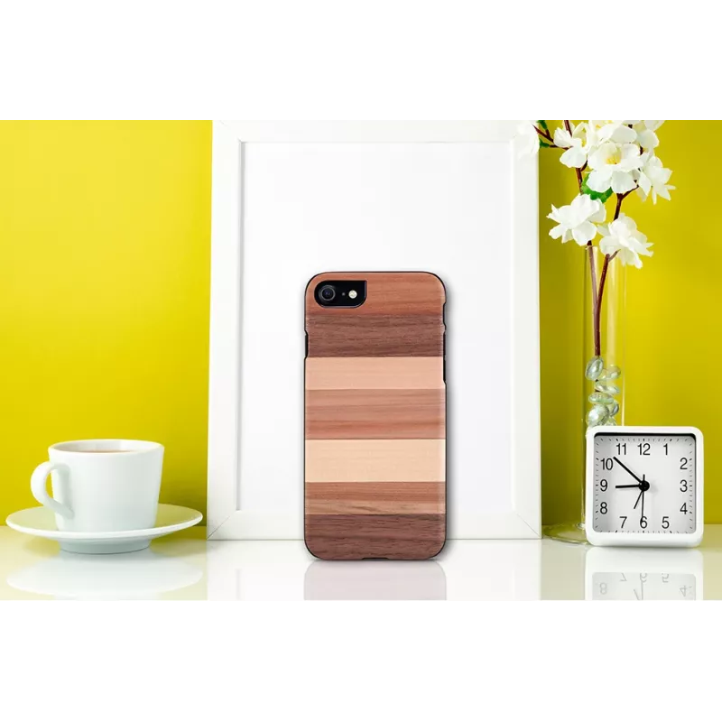 Telefona vāciņš man and wood iPhone 7/8 — sabbia Melns