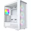PC Case Montech X5 Midi Tower balta ATX 3x140mm Fans