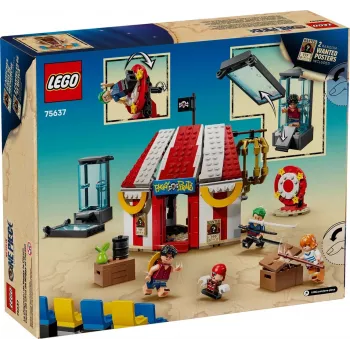 LEGO klucīšu spēļu komplekts Klauna Bagija cirka telts 75637 — 573 detaļas, 4 minifigūras, vecumam 8+