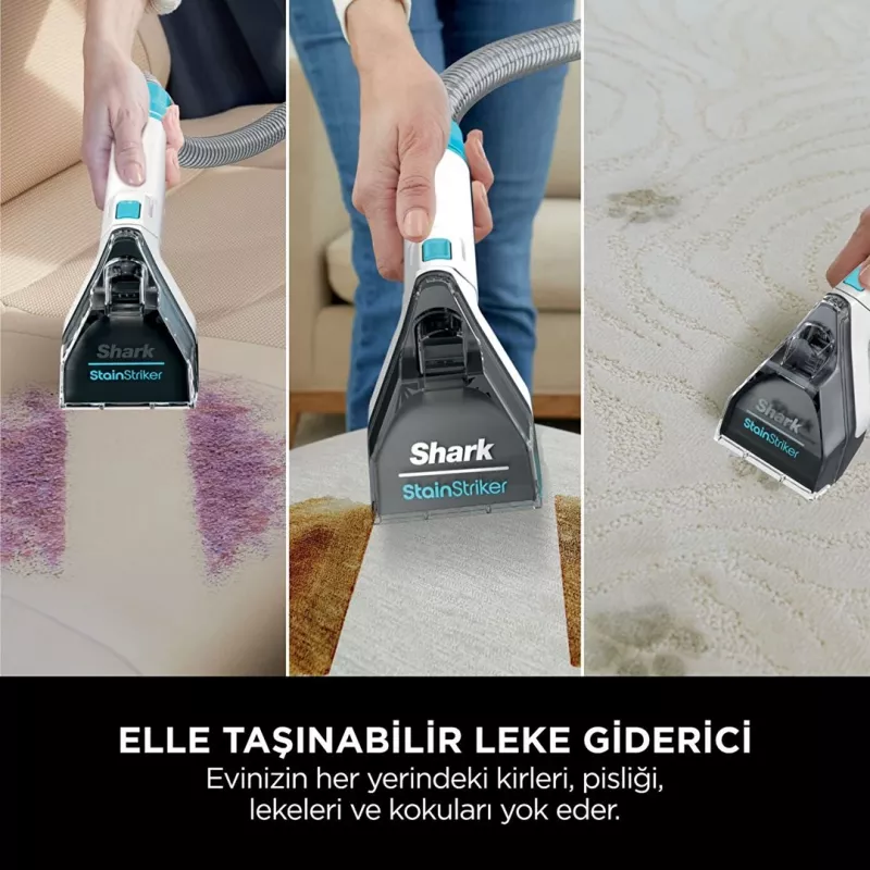 Sharkclean PX200EUT paklāju tīrīšanas mašīna, rokas, dziļā/starptīrīšana, balta