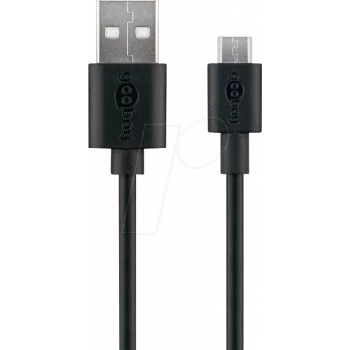 Wentronic 38659 USB kabelis, melns