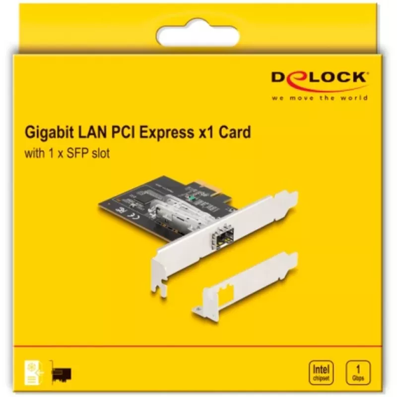 DeLOCK 88318 PCI Express x1 tīkla karte, 1 x SFP Gigabit LAN