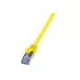 Tīkla vads LogiLink 1.5m Cat.6A RJ-45 S/FTP Dzeltens