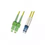 Microconnect FIB841010 InfiniBand/optiskās šķiedras kabelis 10 m SC LC Dzeltens