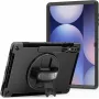 JT Berlin planšetdatora maciņš ar statīvu un rokas siksnu Samsung Galaxy Tab S10 Ultra / S9 Ultra — melns