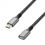 USB 3.2 Gen2 Type-C uz USB-C/F, PD, 1m