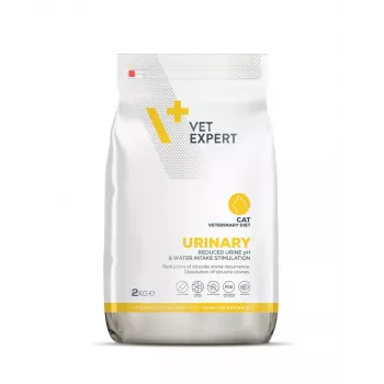 Sausā kaķu barība VETEXPERT Veterinary Diet Urinary, 2 kg — mājputnu gaļa, 33% olbaltumvielu, 23% tauku