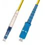 Microconnect FIB461001 InfiniBand/optisko šķiedru kabelis 1 m LC Dzeltens