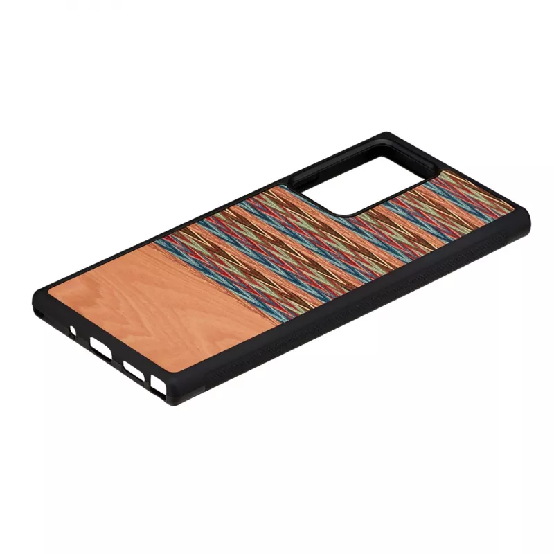 Viedtālruņa maciņš man and wood Galaxy Note 20 Ultra brūns rūtains melns