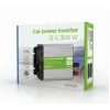 Gembird EG-PWC300-01 tīkla adapteris/invertors Auto 300 W Pelēks