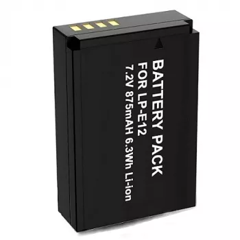 Uzlādējama kameras baterija extra digital LP-E12 7,2 V 875 mAh